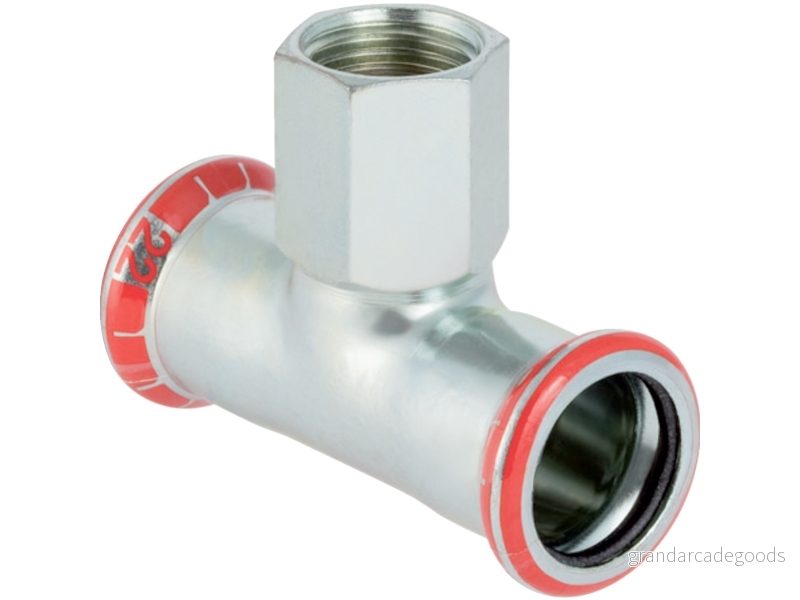 Geberit T-stycke 22 mm Rp1/2 invändig gänga 4024723213079