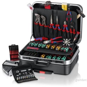 KNIPEX Verktygslåda ”BIG Basic Move” Mechanic, 90 delar, med integrerade hjul och teleskophandtag 4003773086222 KNIPEX Verktygslåda ”BIG Basic Move” Mechanic, 90 delar, med integrerade hjul och teleskophandtag 4003773086222