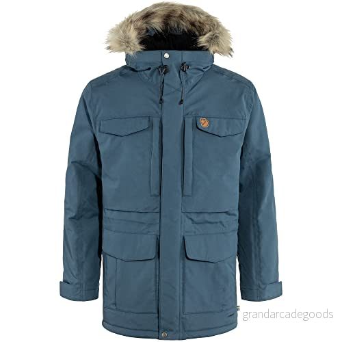 Fjällräven Herr Nuuk M Parka, Bergblå, L, L 7323450789091
