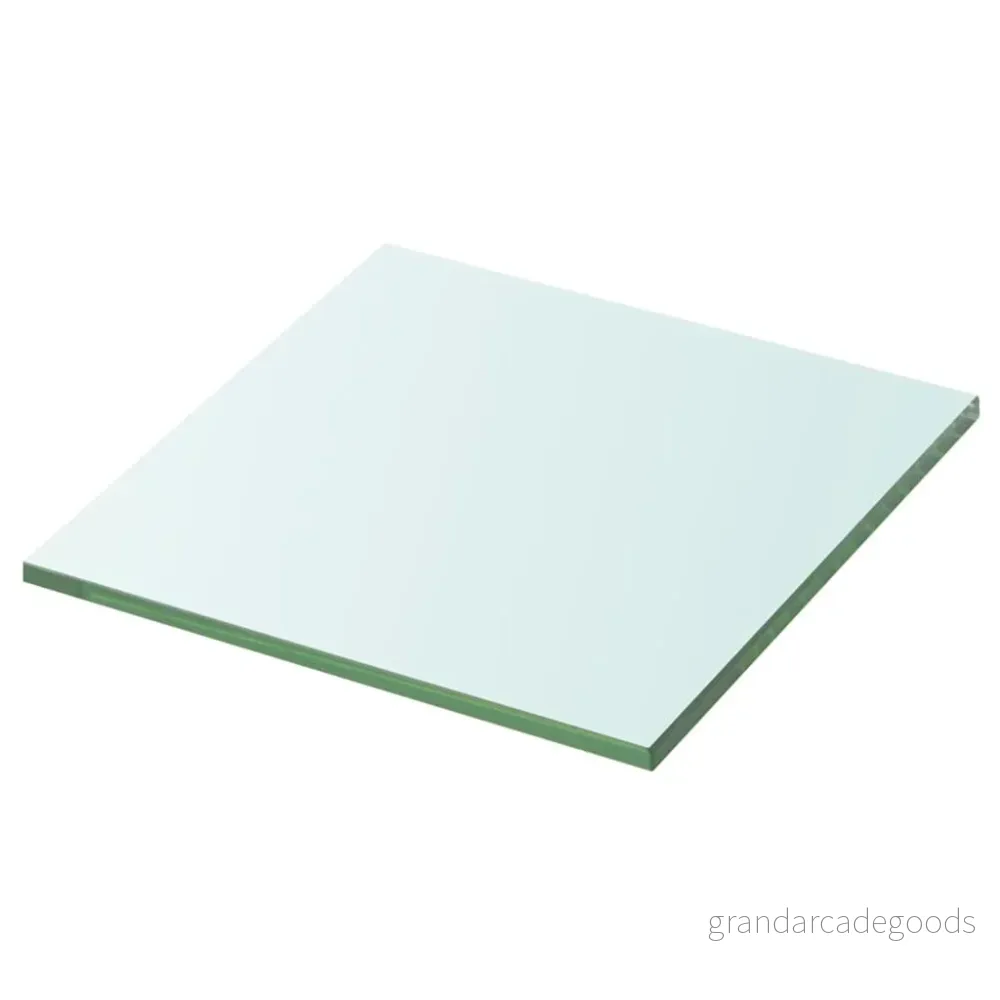 Hyllplan glas genomskinlig 20x20 cm 8718475526834