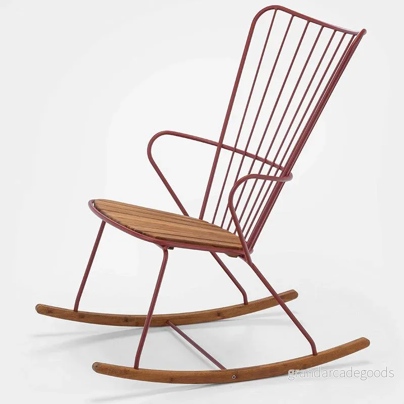 HOUE Paon rocking chair Gungstol Paprika H:90 x D:54 W:59 cm 5714098011286