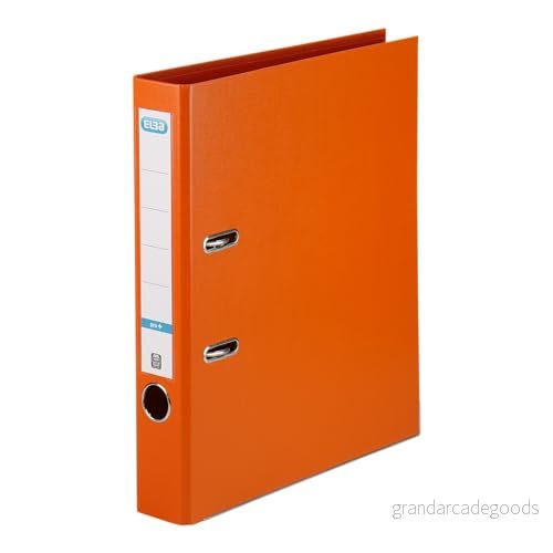 ELBA 100202103 plastmapp smart Pro+ 5 cm smal DIN A4 orange med bakskylt 4002030139541