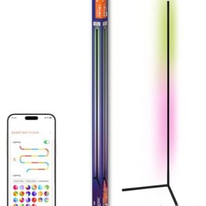 LEDVANCE SMART+ WiFi Golv Hörn golvlampa svart 140 cm 4058075765078 LEDVANCE SMART+ WiFi Golv Hörn golvlampa svart 140 cm 4058075765078