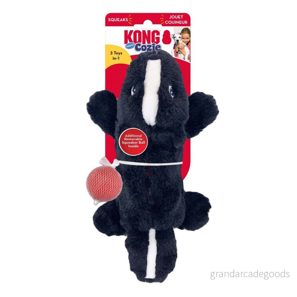 Kong Cozie Pocketz Skunk S 29 X 14 6cm 35585503578