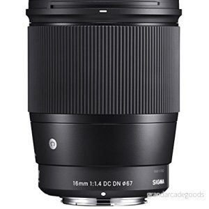 Linser 402965 16 mm/F 1.4 DC DN Objektiv, Svart 85126402655 Linser 402965 16 mm/F 1.4 DC DN Objektiv, Svart 85126402655