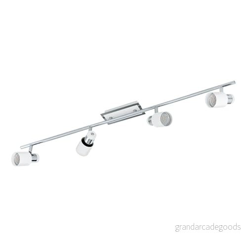 Eglo Davida LED Taklampa – 4 Ljuskällor – Krom och Vitt 9002759920876 Eglo Davida LED Taklampa – 4 Ljuskällor – Krom och Vitt 9002759920876