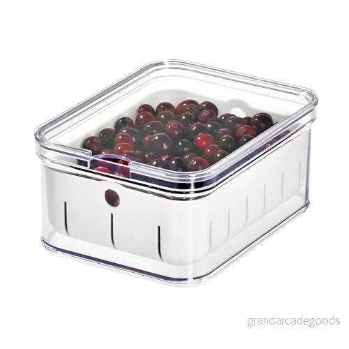 iDesign Kylskåpslåda, Vit, 21,6 x 16,5 9,5 cm 81492716402