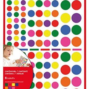 APLI Kids 13240 Flerfärgad avtagbar geometrisk klistermärkesväska 6 ark 8410782132400