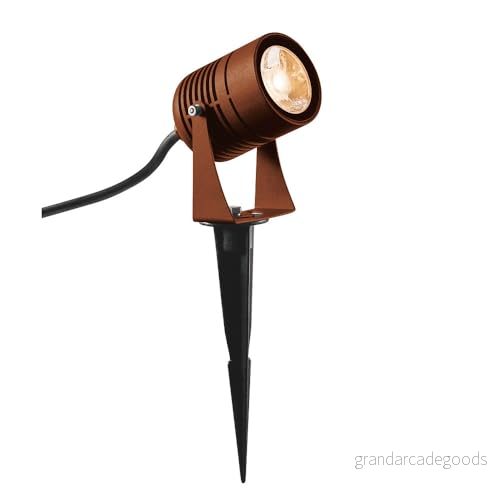 SLV spike jord spotlight, rost 4024163223843