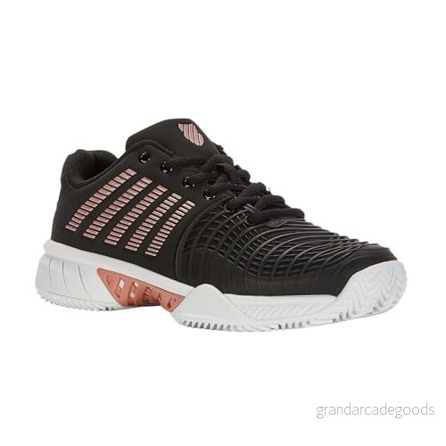 K Swiss Performance dam Express Light 3 HB tennissko, svart/stålgrå/roséguld, 39 EU, Svart stål grå roséguld, EU 196483107562