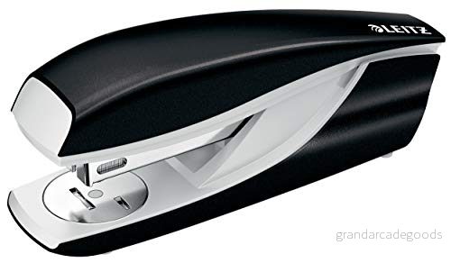 Leitz WOW Häftapparat inkl. häftklamrar, 30 ark, metall, svart, 5502295 4002432122202