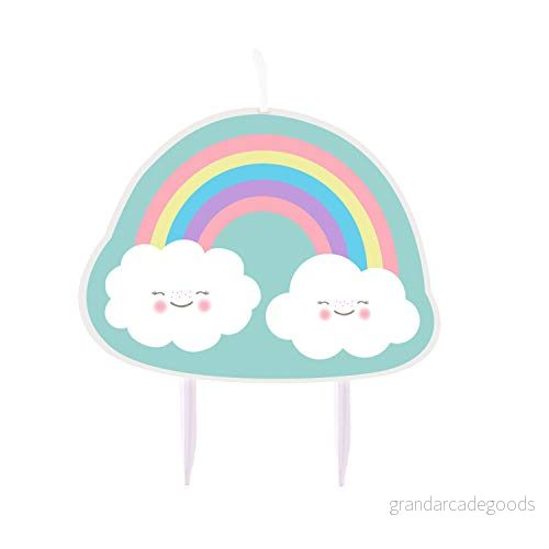 Amscan 9904311 födelsedagshalsband Rainbow & Cloud, rosa, gul, blå och lavendel 192937010068