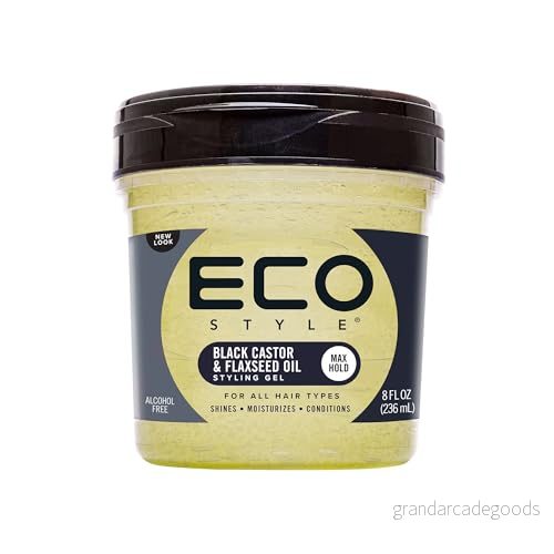 Eco Styler Black Castor & Flaxseed Oil Professional Styling Gel 236 ml 748378004205