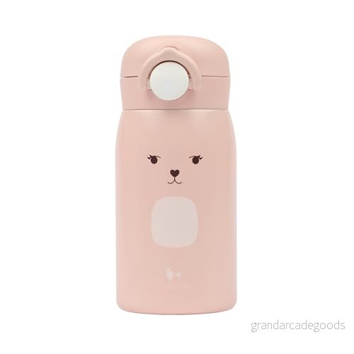 Fabelab Water Bunny Small Vattenflaska för barn, Storlek: One Size, Old rose 5713034208285
