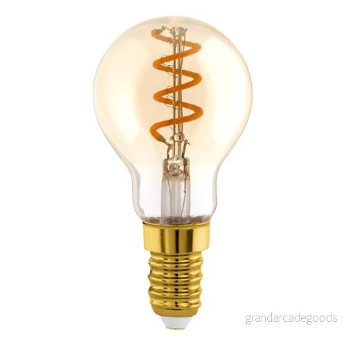 EGLO LED-lampa E14 4W P45 2.000 K Filament Bärnstensfärgad Dimbar 9008606229116