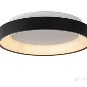 Lucide Vidal LED taklampa, svart, Ø 28 cm, dimbar, akryl 5411212460899 Lucide Vidal LED taklampa, svart, Ø 28 cm, dimbar, akryl 5411212460899