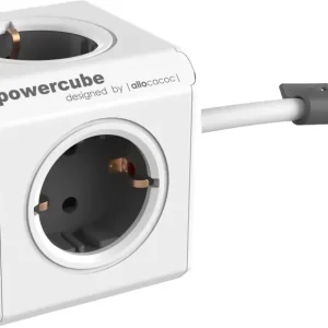 Allocacoc Grenuttag PowerCube 4-V 1,5 m Schuko + 2 USB-kablar 8718444082194 Allocacoc Grenuttag PowerCube 4-V 1,5 m Schuko + 2 USB-kablar 8718444082194