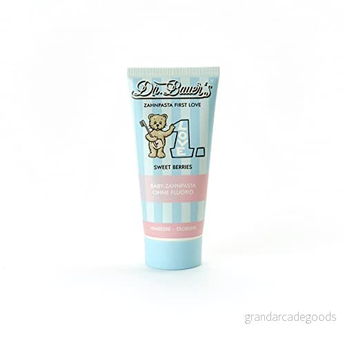 Dr. Bauer's tandkräm First Love Sweet Berries utan fluor, 50 ml rör 4260455371544