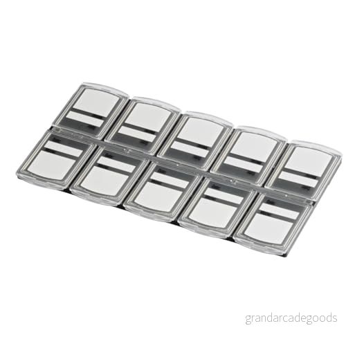 Hama 95985 Minneskortslåda för lagringsmedia 10 Transparent 4007249959850