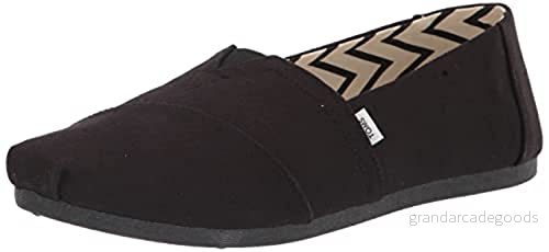 Toms Alpargata Vegan Slipins - Storlek 35.5 - Black Bomull 195703108877