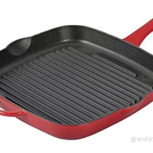 Küchenprofi Grillpanna hög i rött, gjutjärn, 26 x 10 cm 4007371059381 Küchenprofi Grillpanna hög i rött, gjutjärn, 26 x 10 cm 4007371059381