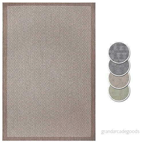 Hanse Home Platt vävd inomhus och utomhatta, jakarta, färger: beige/kräm, storlek: 120 x 170 cm 4260691782258