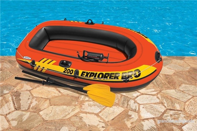 Intex 58357, Forsränning, Gummibåt, Svart, Orange, PVC, 2 personer, 120 kg 6941057453576