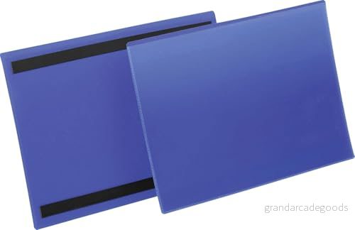 Durable 174507 Plastficka A4L magnetisk, mörkblå, 50 stycken 4005546109046