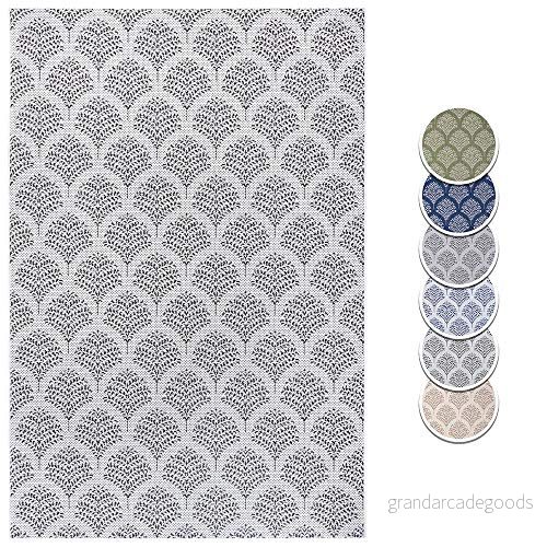 Hanse Home Platt tyg inomhus och utomhatta gånger, färger: kräm/svart, storlek: 80 x 150 cm 4260691783866