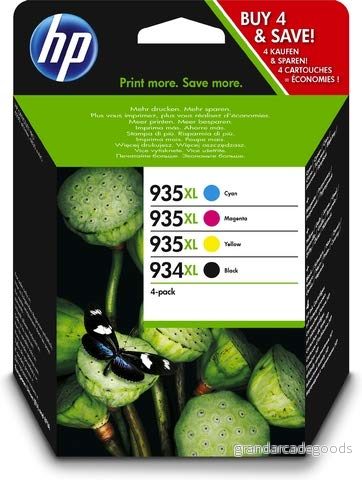 HP Bläckpatron 934XL/935XL Original - Cyan Magenta Gul Svart - 4-pack 190781119845