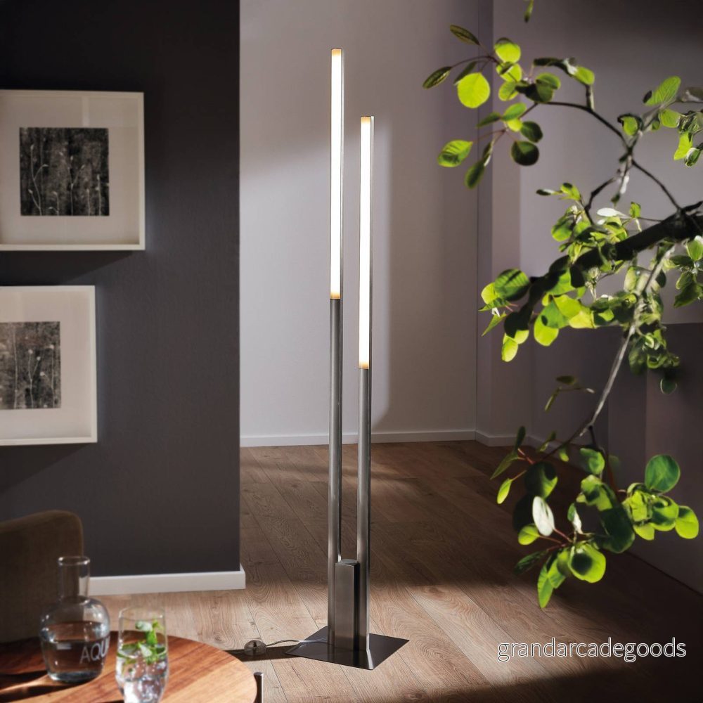EGLO connect Fraioli Z LED golvlampa nickel matt 9008606223558