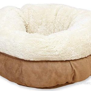All For Paws Cat Bed lammull munk säng, brun 847922021337