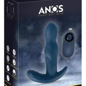 ANOS RC Roterande prostataplugg med vibration, Blå, 13,3 cm 4024144228058 ANOS RC Roterande prostataplugg med vibration, Blå, 13,3 cm 4024144228058