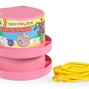Lena 61412DF hästsko stylt, krukstyltor hovar, löparburkar ca 13 cm, barns kastruller att öva balans, muggar enfärgade färger, hinkstyltor i rosa, löpdocka för barn från 36 månader 4006942883608 Lena 61412DF hästsko stylt, krukstyltor hovar, löparburkar ca 13 cm, barns kastruller att öva balans, muggar enfärgade färger, hinkstyltor i rosa, löpdocka för barn från 36 månader 4006942883608