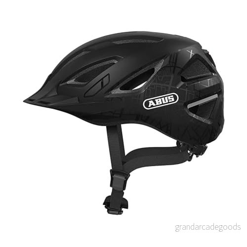 Abus Street Art L, Casco Unisex Adulto, Nero (Rosso), L 4003318401923