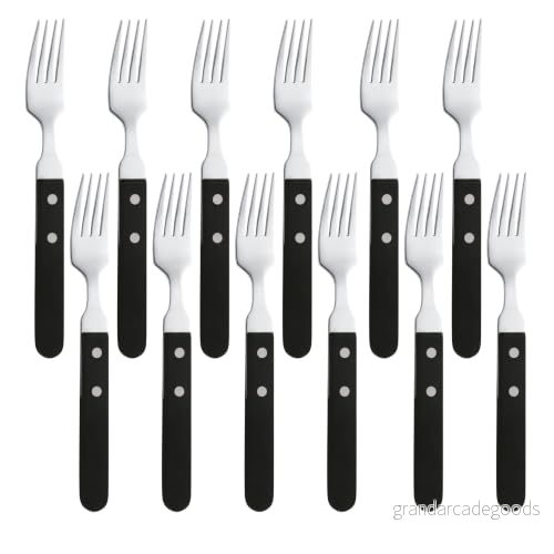 Amefa Black Pizza Steak 12 stekgafflar 8711155146155