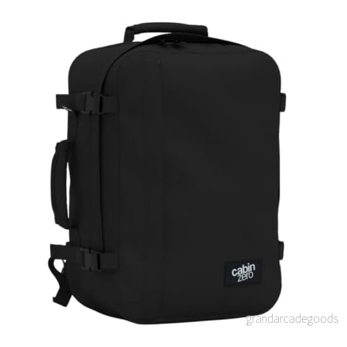 KABINZER X ABSOLUT BLACK CZ171201 KLASSIC 36L ULTRA LIGHT KABIN RYGGSMAK SVART VAL =P, Grå 5060368840484