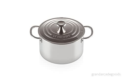 Le Creuset Djup gryta m, lock Signature rostfritt stål, 20cm, 96600620000000 630870131438