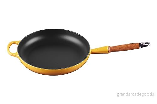Le Creuset Signature stekpanna i gjutjärn med trähandtag, 28 cm, Nectar, 20258286720422 24147332732