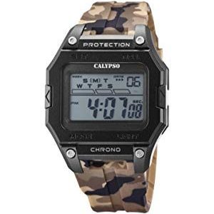CALYPSO Kvarts digital klocka för barn med rem i plast K5810/2, En Storlek, armband 8430622766121 CALYPSO Kvarts digital klocka för barn med rem i plast K5810/2, En Storlek, armband 8430622766121