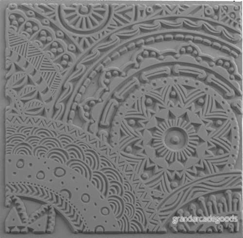 CERNIT CE95017C texturplattor för modellering byggmaterial av gummi, polymerlera stjärneffekter och reliefer format 9 x cm 5411711452180