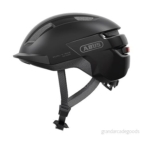 ABUS PURL Y ACE, Unisex cykelhjälm för vuxna, Schwarz (sammet svart), L (57 61 cm) 4003318979064