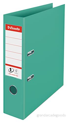Esselte No.1 LAF-pärm, 500 Pappersark, 75 mm Ryggbredd, A4, Colour'Breeze-serien, Grön, 626505 4049793053714