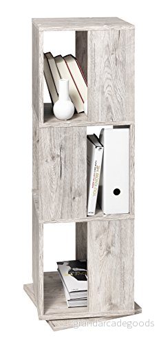FMD Furniture 291 001E, vridbar hylla, i utförande smide meddelande, mått ca 34 x 108 cm (BHT), spånplatta med melaminharts 4029494114327