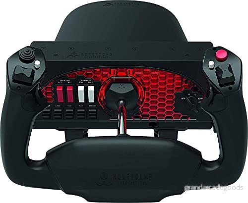 Honeycomb Aeronautical Alpha Flight Controls Yoke & Switch Panel in aviation quality for simulators, Universal control system simmers, student pilots and pilots, simulator PC 4039621003011