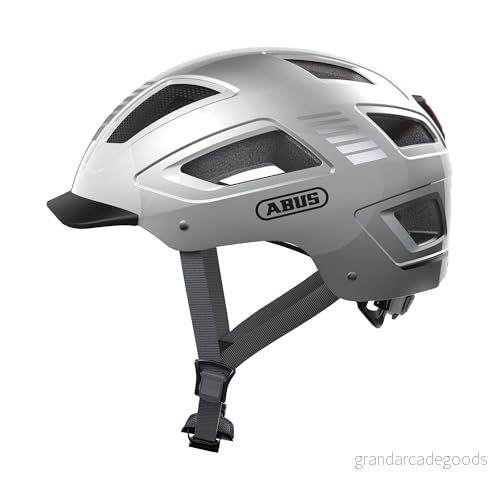 ABUS HYBAN 2.0 cykelhjälm, silver (Signal Silver), M 4003318869143
