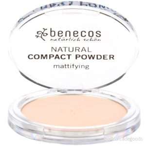 benecos naturlig skönhet naturkosmetik kompakt pulver pressad matt vegansk porslin 4260198091143