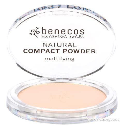 benecos naturlig skönhet naturkosmetik kompakt pulver pressad matt vegansk porslin 4260198091143