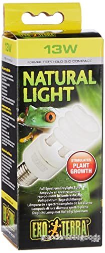 Exo Terra PT2190 UV-lampa för Terrarium - 3 W - Vit - E27 15561222235