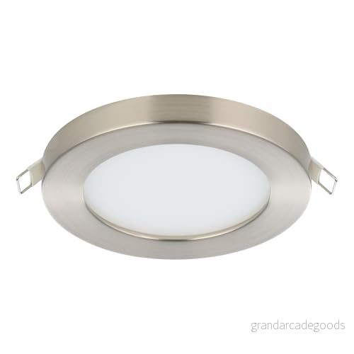 EGLO Fueva Flex LED-infälld spotlight – Ø117 mm – 3000K – Borstad stål 9008606277742